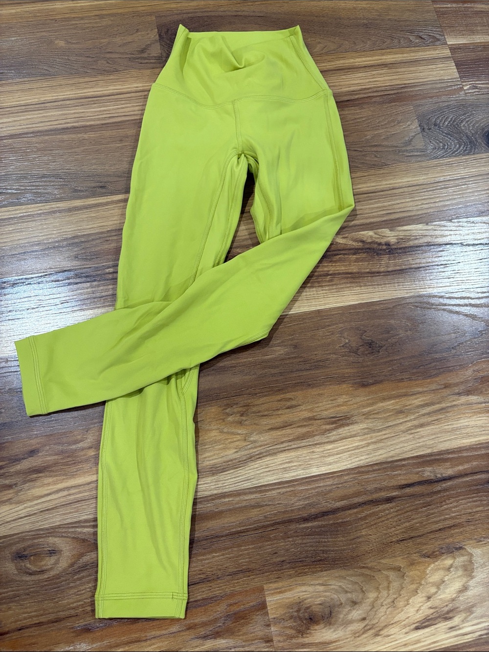 Lululemon High-Waist Green Leggings woman’s 0 girls 10/12 NWOT